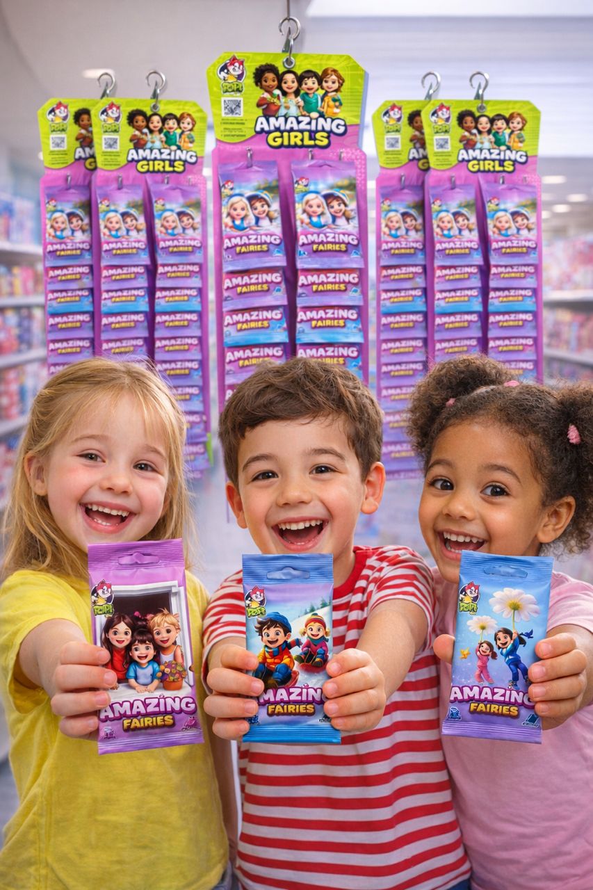  بسته شانسی و کلکسیونی پوپی دخترانه (Popi Girls) 2026 پک 3تایی