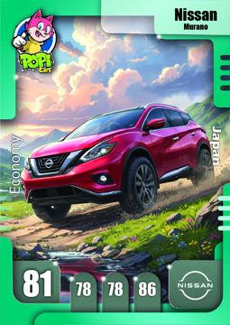 کارت ماشینی پوپی 2026 نیسان Nissan Murano