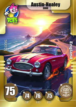 کارت ماشینی پوپی 2026 آستین-هیلی Austin-Healey 3000