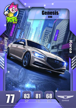 کارت ماشینی پوپی 2026 جنسیس Genesis G90