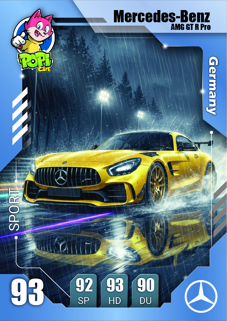 کارت ماشینی پوپی 2026 مرسدس بنز Mercedes-Benz AMG GT R Pro