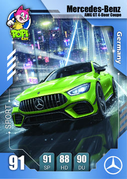 کارت ماشینی پوپی 2026 مرسدس بنز Mercedes-Benz AMG GT 4-Door Coupe
