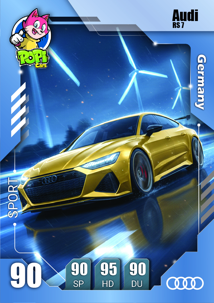 کارت ماشینی پوپی 2026 آئودی Audi RS 7
