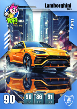 کارت ماشینی پوپی 2026 لامبورگینی Lamborghini Urus