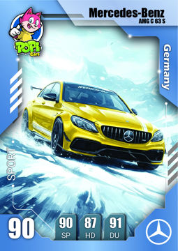 کارت ماشینی پوپی 2026 مرسدس بنز Mercedes-Benz AMG C 63 S