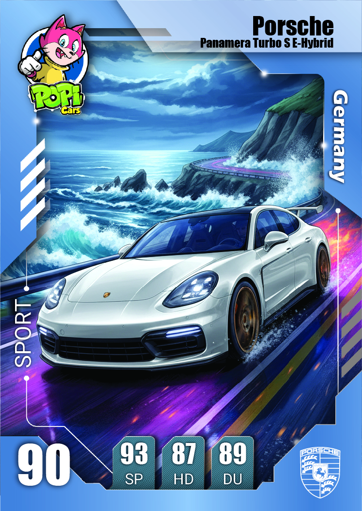 کارت ماشینی پوپی 2026 پورشه Porsche Panamera Turbo S E-Hybrid