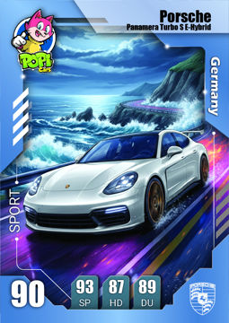 کارت ماشینی پوپی 2026 پورشه Porsche Panamera Turbo S E-Hybrid