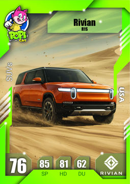 کارت ماشینی پوپی 2026 ریویان Rivian R1S