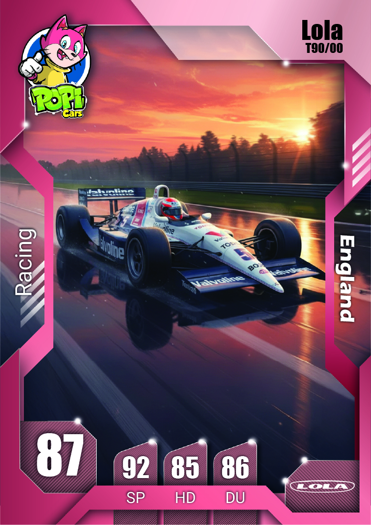 کارت ماشینی پوپی 2026 لولا Lola T90/00